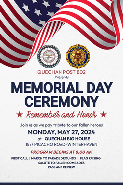 Memorial Day Ceremony - Fort Yuma Quechan Indian Tribe